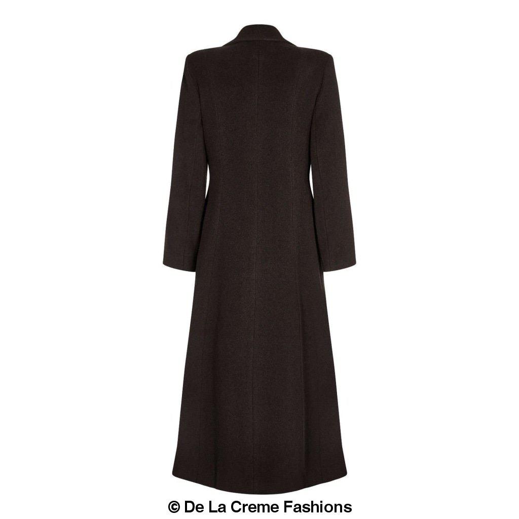 Single Breasted Long Winter Coat - Great Hall Collections House