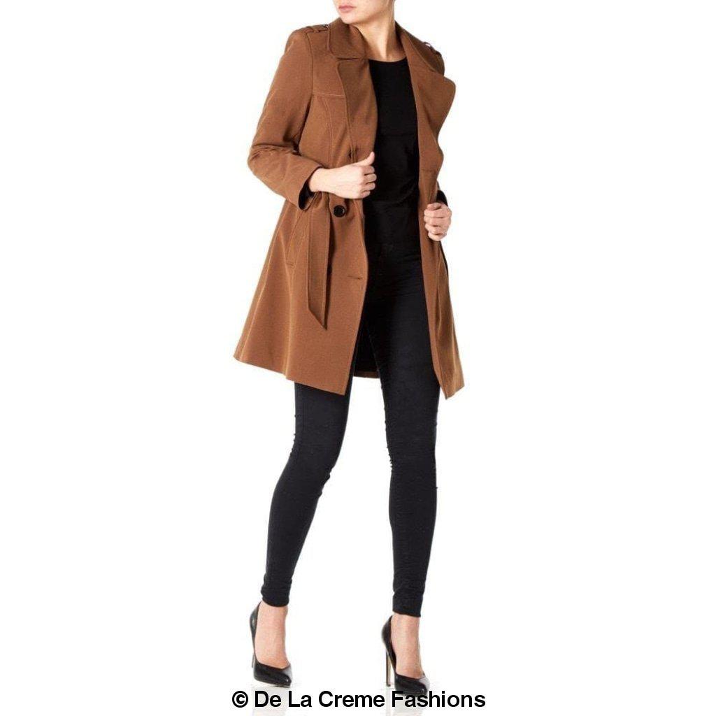 Spring/Summer Military Double Breasted Trench Coat (9049-SP) - Great Hall Collections House