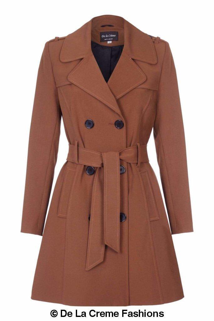 Spring/Summer Military Double Breasted Trench Coat (9049-SP) - Great Hall Collections House