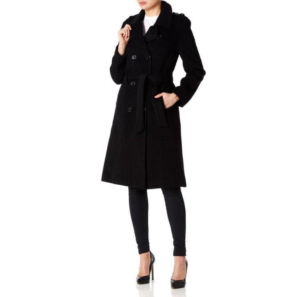 Wool and Cashmere Blend Military Coat (9048) Made in UK - Great Hall Collections House