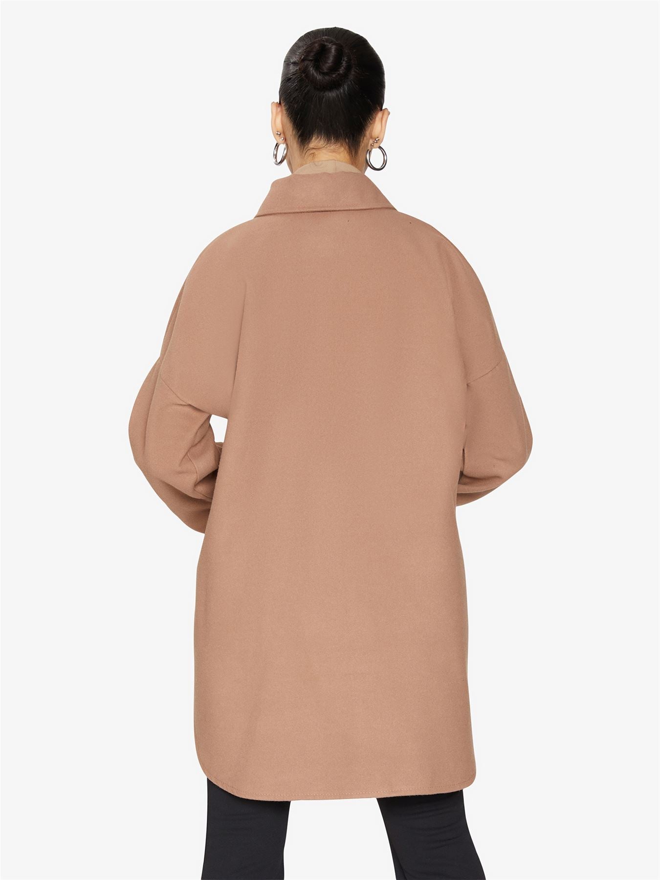 Oversized Stud Button jacket made in UK - Great Hall Collections House