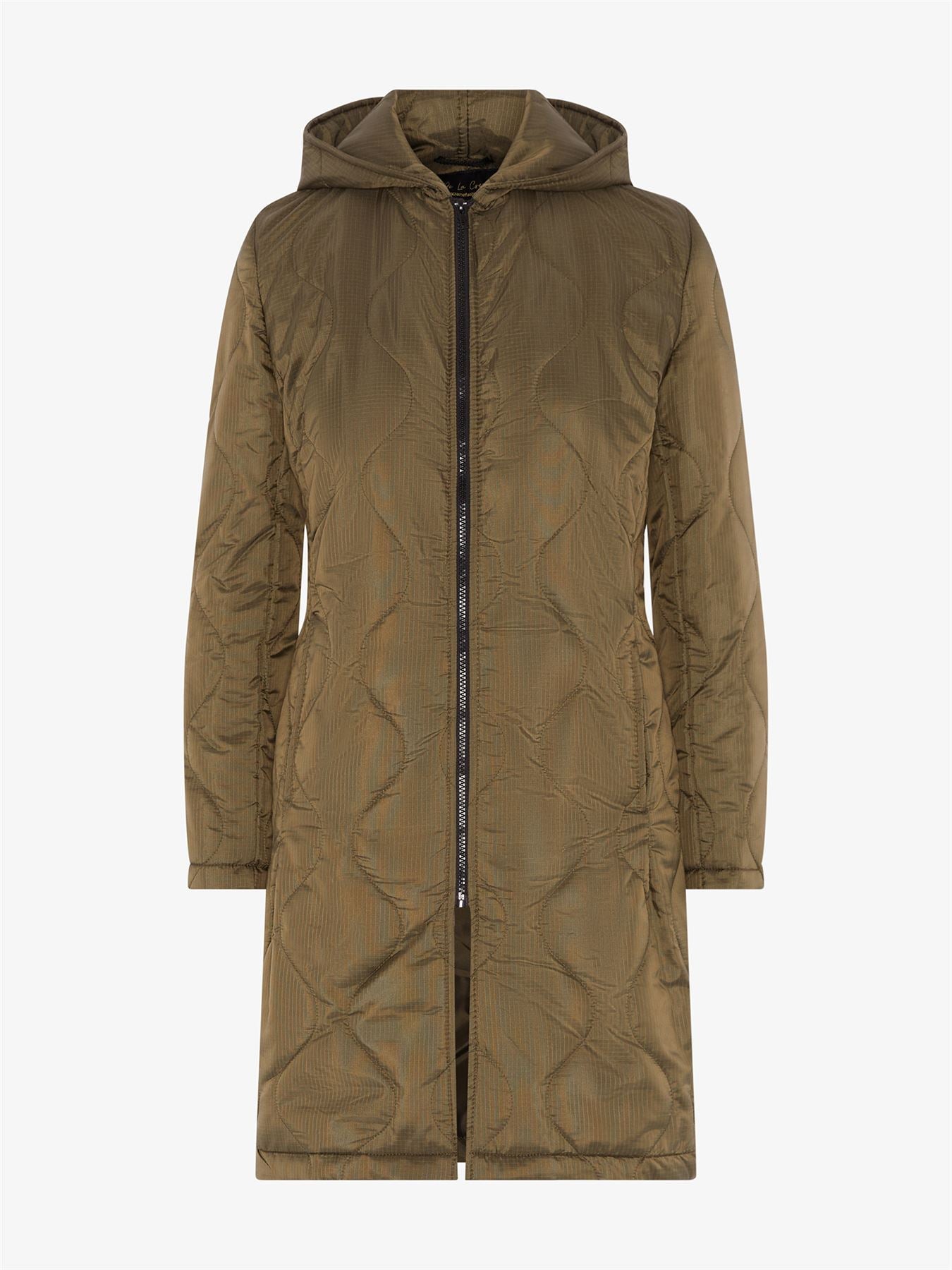 Padded Quilted Down Hooded Jacket made in UK - Great Hall Collections House