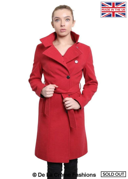 Hip Length Keep It Simple Coat made in uk - Great Hall Collections House