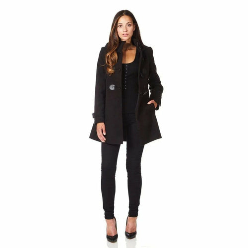 Hooded Toggle Fastened Slim Fit Coat - Great Hall Collections House