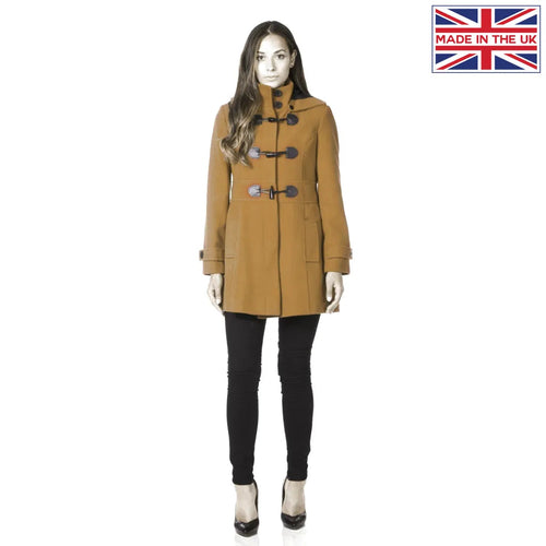 Hooded Toggle Fastened Slim Fit Coat - Great Hall Collections House