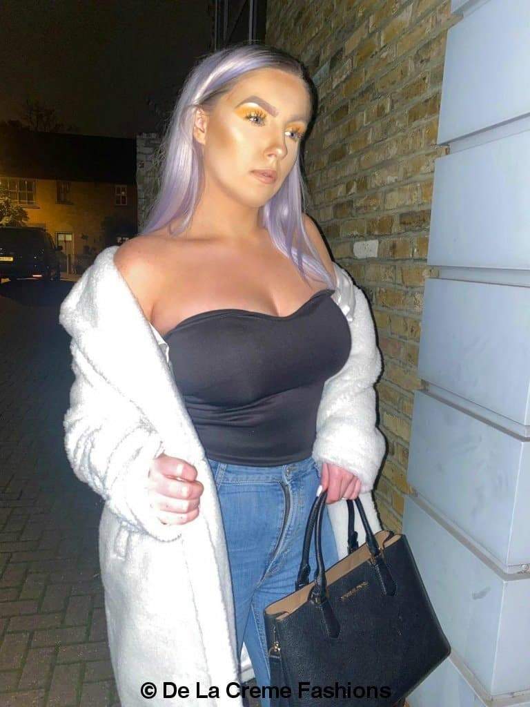 Jackie Double Breasted Borg Teddy Midi Coat - Great Hall Collections House