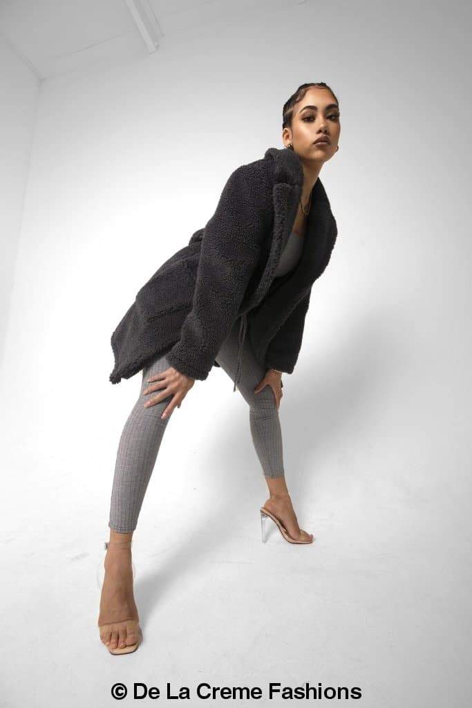 Jacqueline Oversized Teddy Coat MADE IN UK - Great Hall Collections House