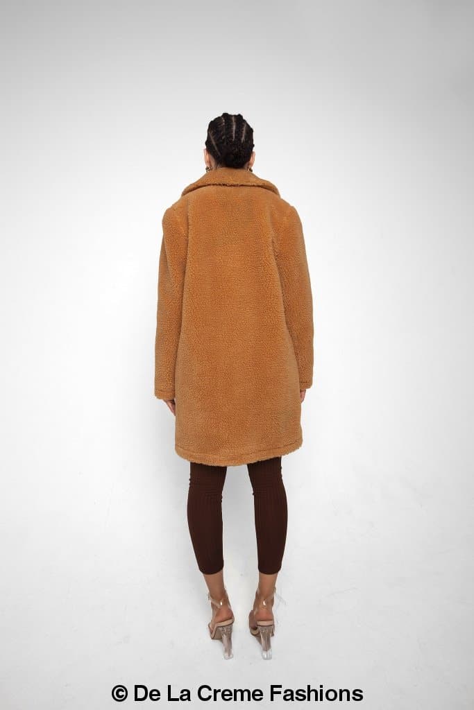 Jacqueline Oversized Teddy Coat MADE IN UK - Great Hall Collections House