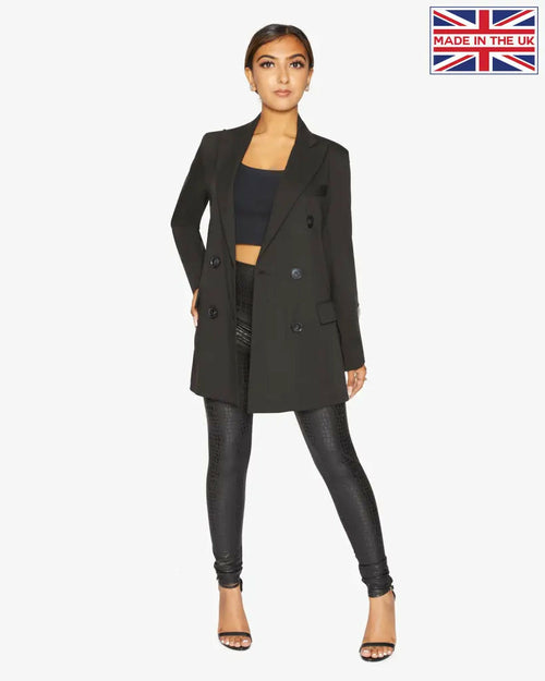 Jenna Double Breasted Blazer - Great Hall Collections House