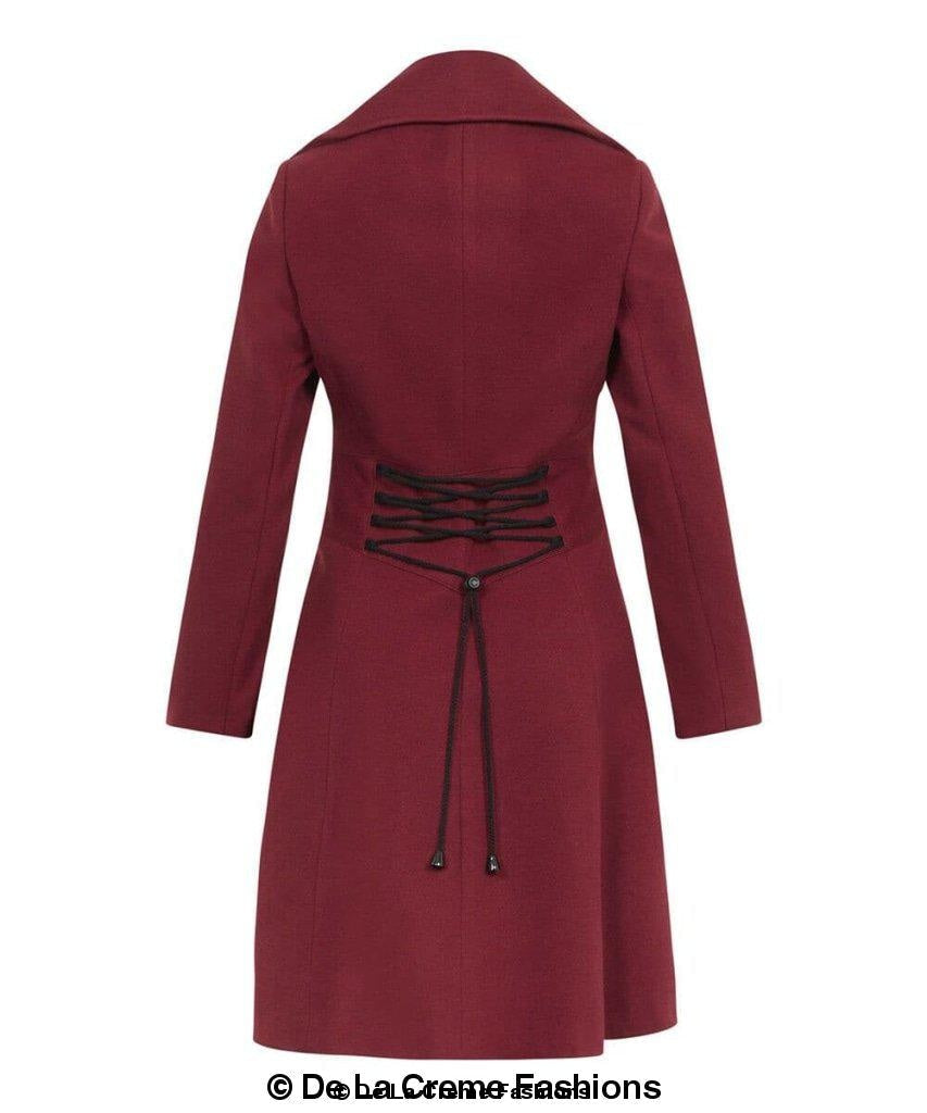 Kirsty Slim Fit A-Line Coat - Great Hall Collections House