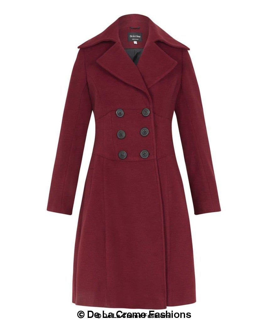 Kirsty Slim Fit A-Line Coat - Great Hall Collections House