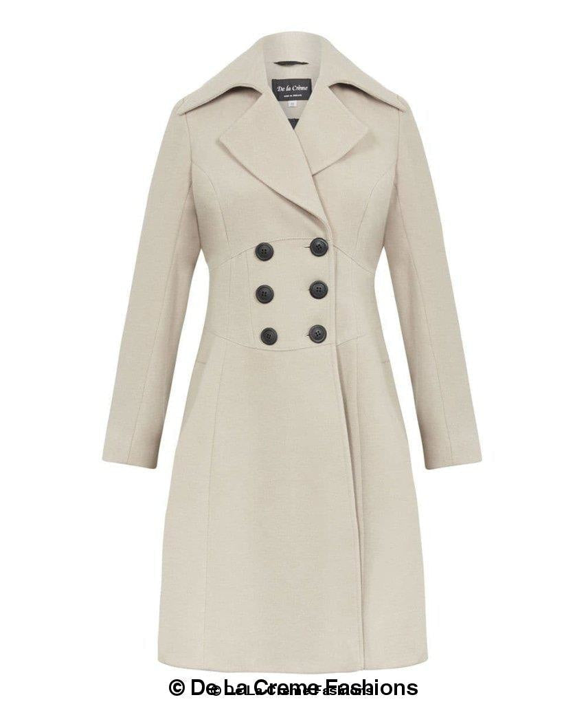 Kirsty Slim Fit A-Line Coat - Great Hall Collections House