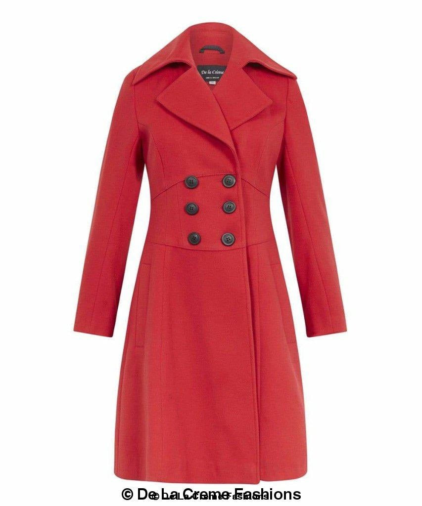 Kirsty Slim Fit A-Line Coat - Great Hall Collections House