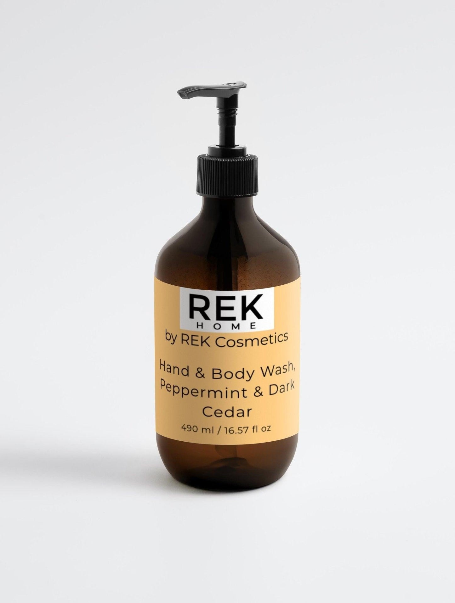 Peppermint Body Wash with Dark Cedar for Hands & Body
