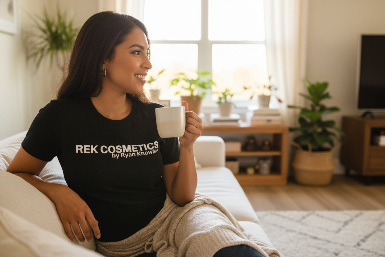 REK Cosmetics by Ryan Knowles V-neck Women's T-shirt | REK Cosmetics