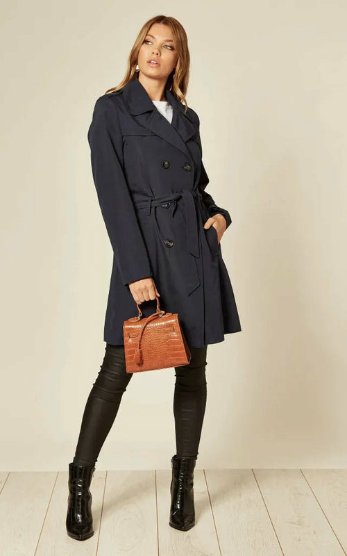 Spring/Summer Military Double Breasted Trench Coat (9049-SP) - Great Hall Collections House