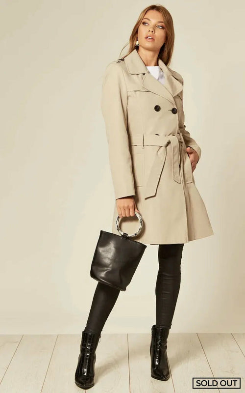 Spring/Summer Military Double Breasted Trench Coat (9049-SP) - Great Hall Collections House