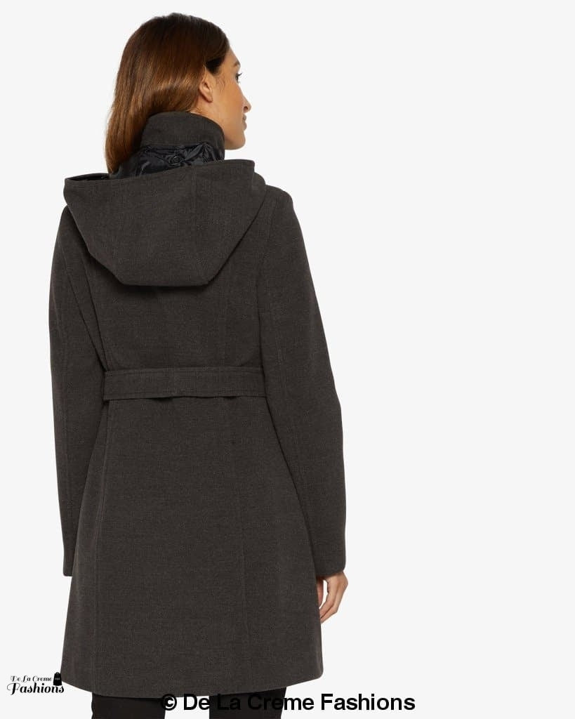 (PRE-ORDER) Double Breasted Hooded Coat (1225) - Great Hall Collections House