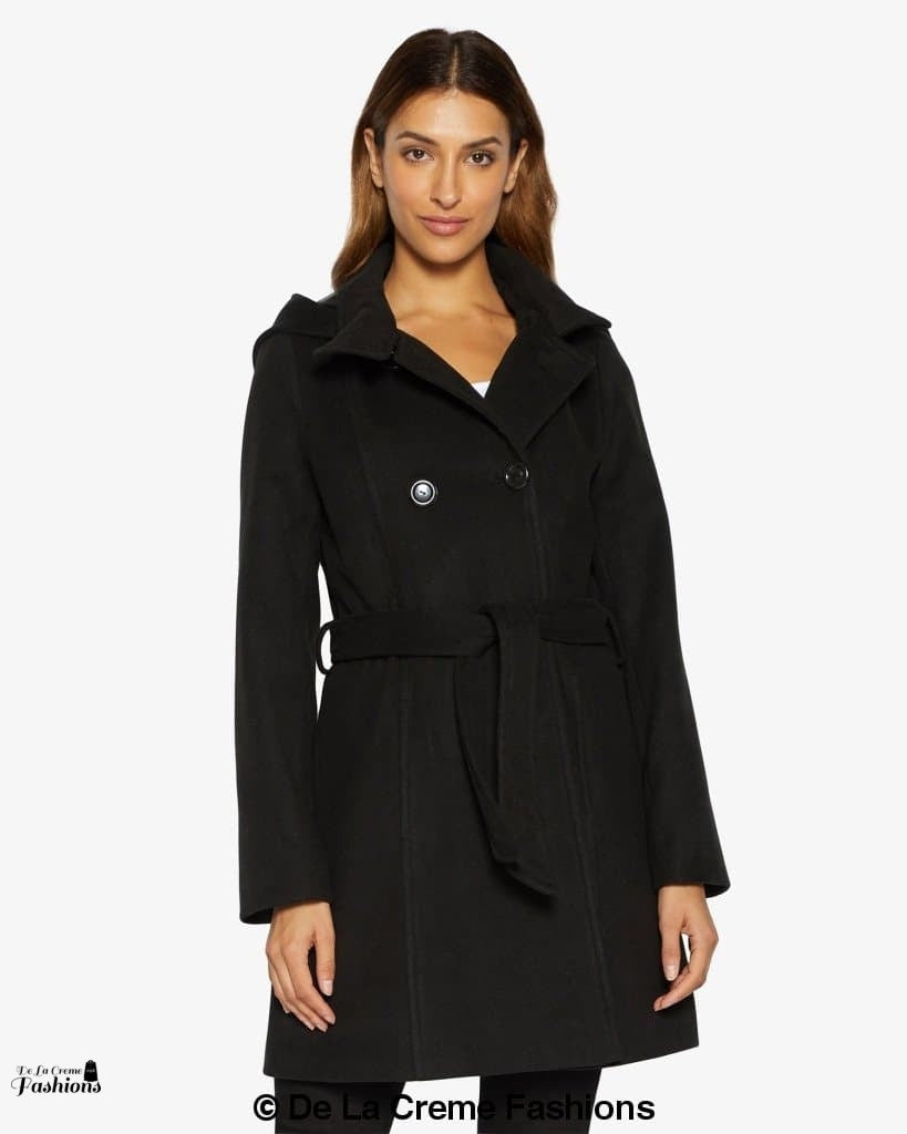 (PRE-ORDER) Double Breasted Hooded Coat (1225) - Great Hall Collections House