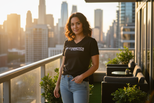 REK Cosmetics by Ryan Knowles V-neck Women's T-shirt | REK Cosmetics